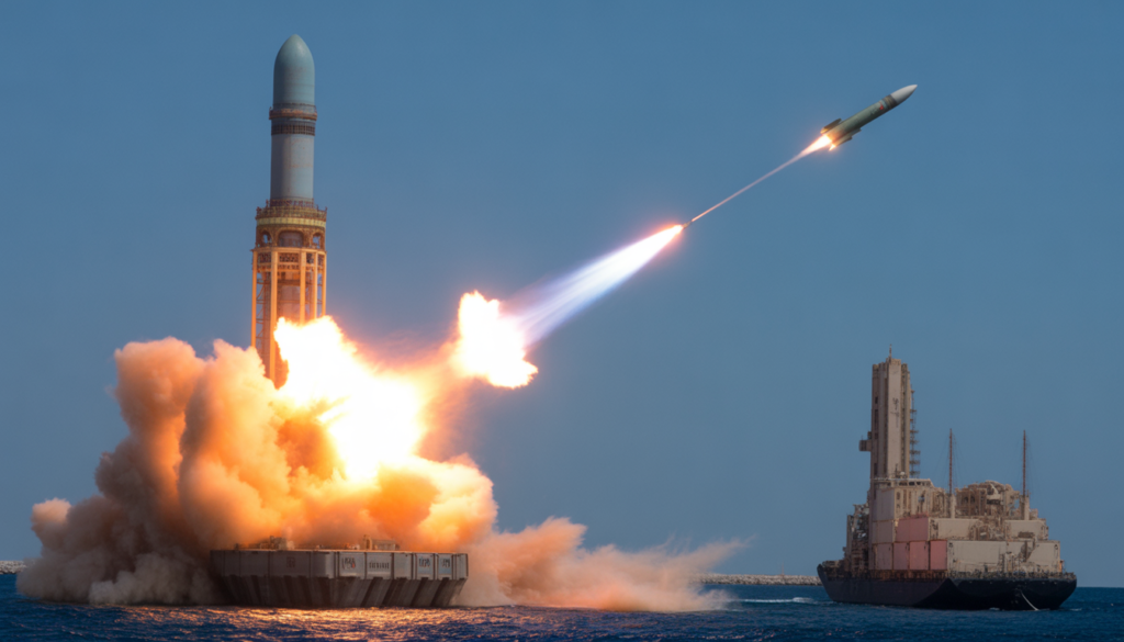 Iran Launches Missile Attacks on US Targets in Persian Gulf